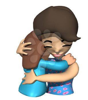 Hugging Clipart