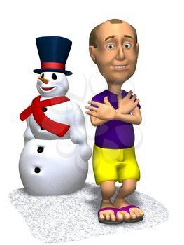 Snow-text Clipart