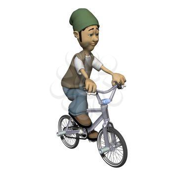 Bicycling Clipart