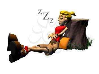 Asleep Clipart