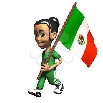 Flag-pole Clipart