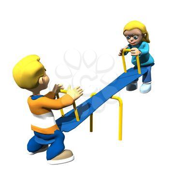 Teeter-boards Clipart