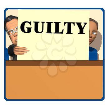 Guilty Clipart