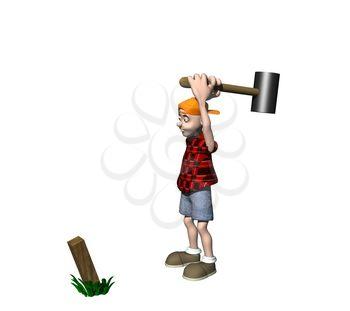 Sledge-hammers Clipart