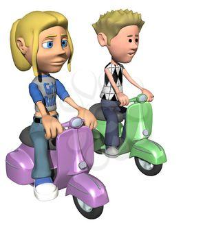 Scooters Clipart