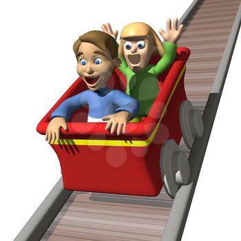 Rollercoaster Clipart
