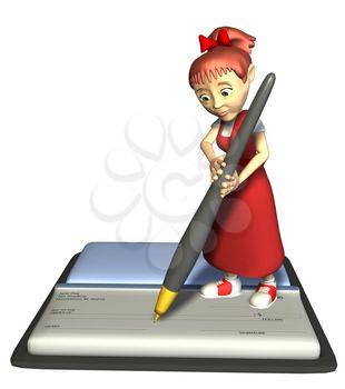 Checkbook Clipart