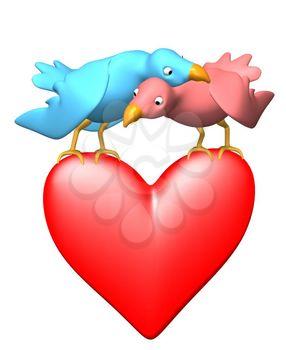 Lovebirds Clipart