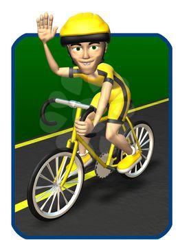 Bicyclist Clipart