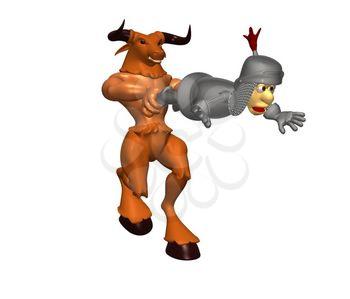 Bull-fighting Clipart