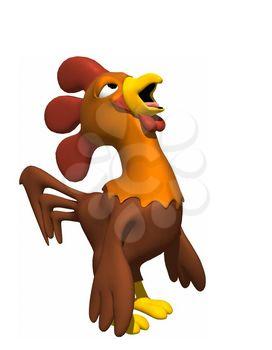 Crowing Clipart