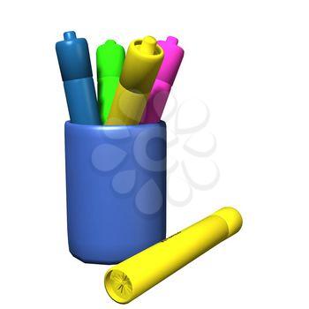 Highlighters Clipart