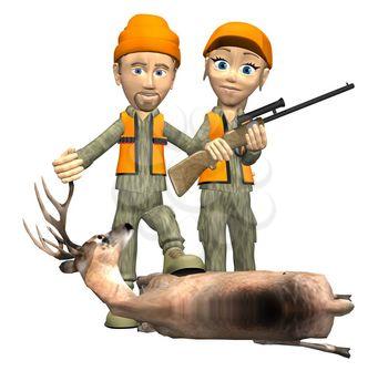 Hunters Clipart