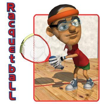 Racquetball Clipart