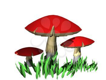 Toadstools Clipart