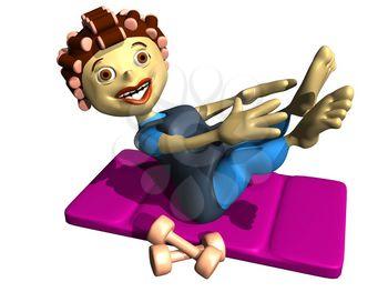 Situps Clipart