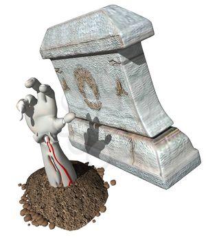 Gravesite Clipart