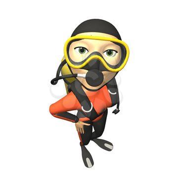 Diver Clipart