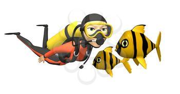 Diving Clipart
