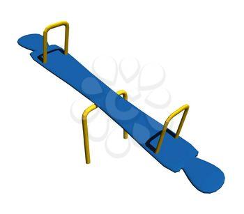 Seesaw Clipart