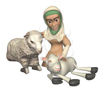 Shepherdess Clipart