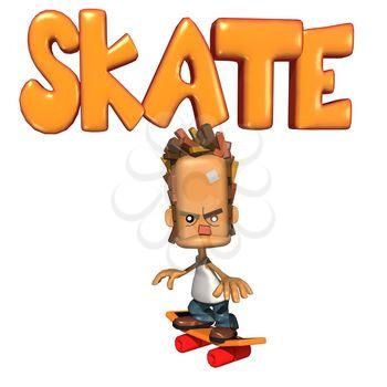 Skateboard Clipart