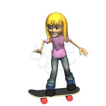 Skateboard Clipart