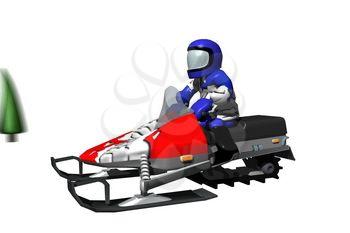 Snowmobile Clipart