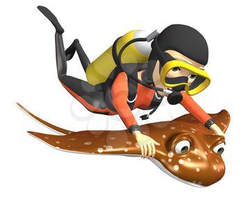 Diver Clipart