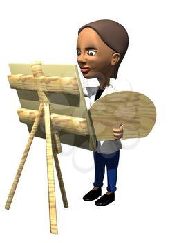 Easel Clipart