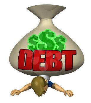 Debt Clipart