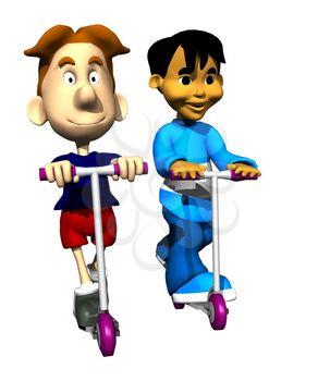 Scooters Clipart