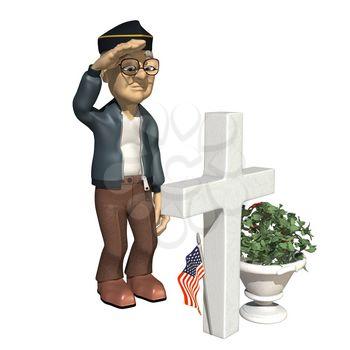 Saluting Clipart