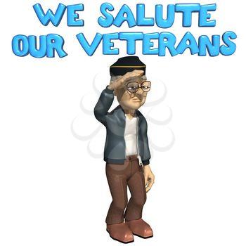 Saluting Clipart