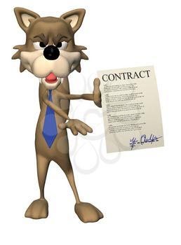 Contract Clipart