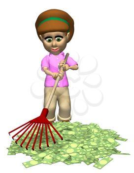 Raking Clipart