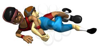 Wrestling Clipart