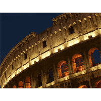 Dark Coliseum slide with stadium