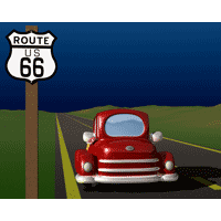 Route PowerPoint Background