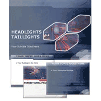 Headlights PowerPoint Template