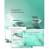 Diagonals PowerPoint Template