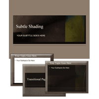 Shading PowerPoint Template