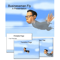 Flying PowerPoint Template