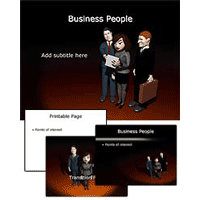 Businesspeople PowerPoint Template