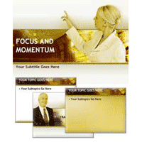 Businesswoman PowerPoint Template