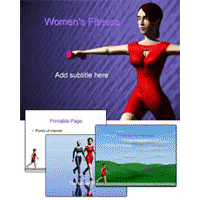 Female PowerPoint Template