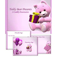 Teddybear PowerPoint Template
