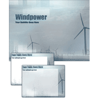 Windmills PowerPoint Template