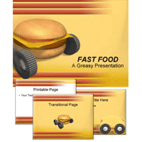 Cheeseburger PowerPoint Template