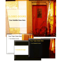 Door PowerPoint Template